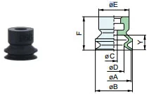Compact Vacuum Suction Cups Zp3